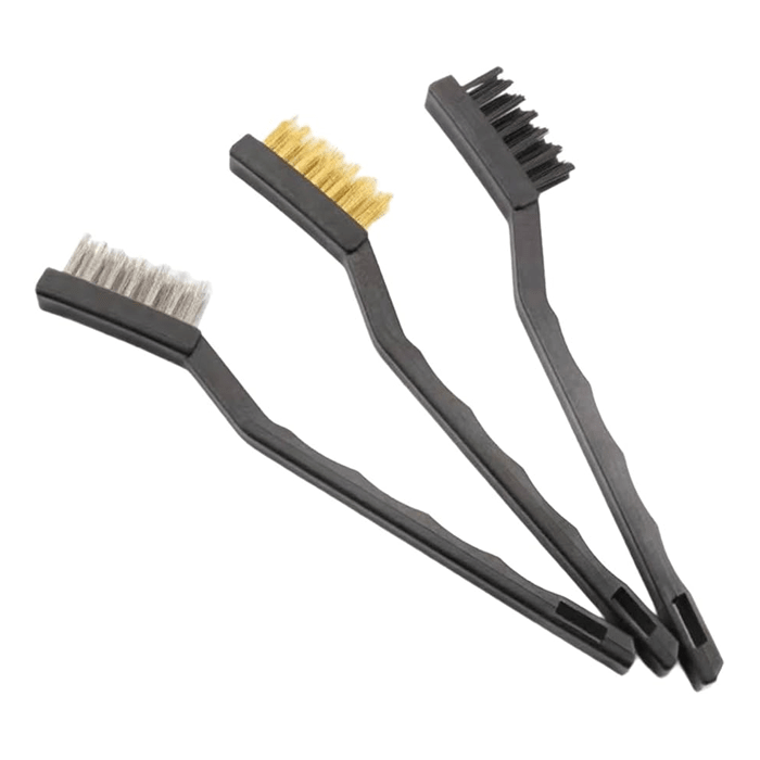 KIT CEPILLOS X3 NILON ACERO ALAMBRE1