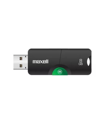 PENDRIVE MAXELL FLIX 8GB 2.0, VERDE, DISEÑO LISO