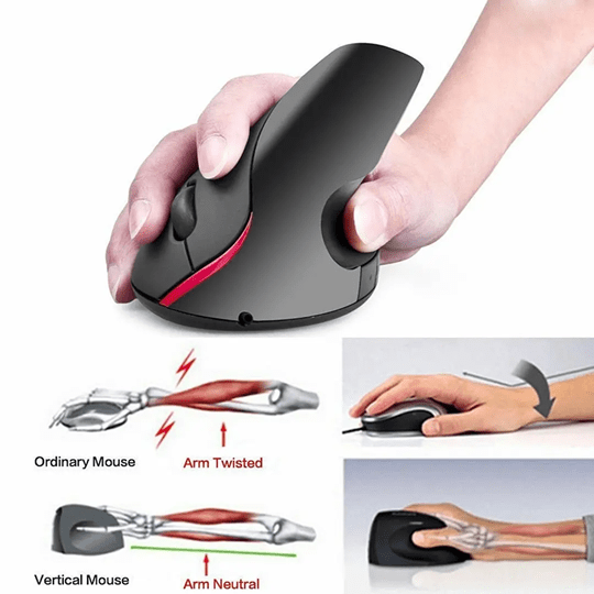 Mouse Ergonómico Inalámbrico Weibo WB-8812