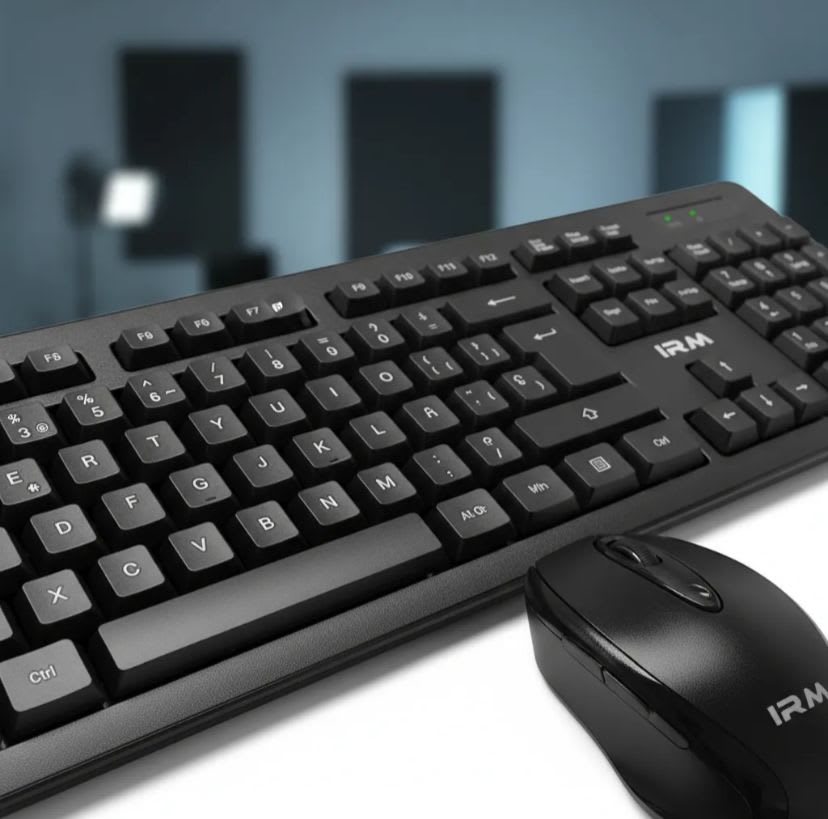 Kit de Teclado Inalámbrico y Mouse IRM2
