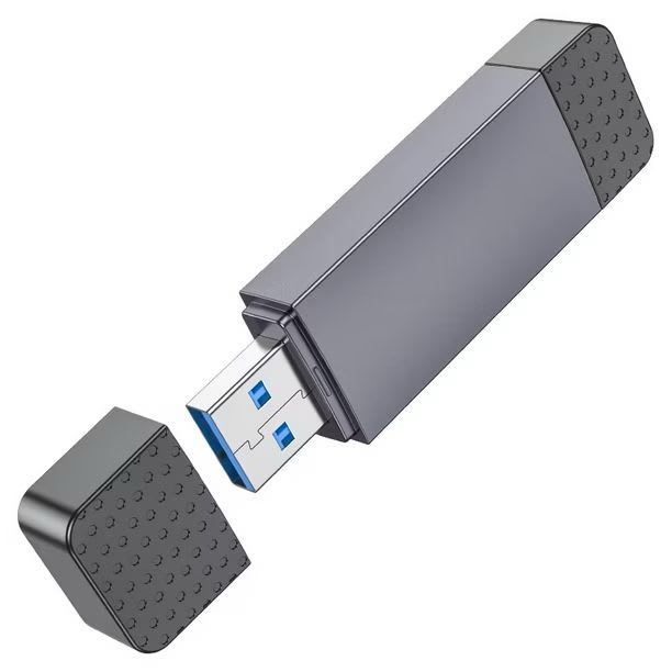 Lector de Tarjeta micro SD y SSD Hoco 2 en 13