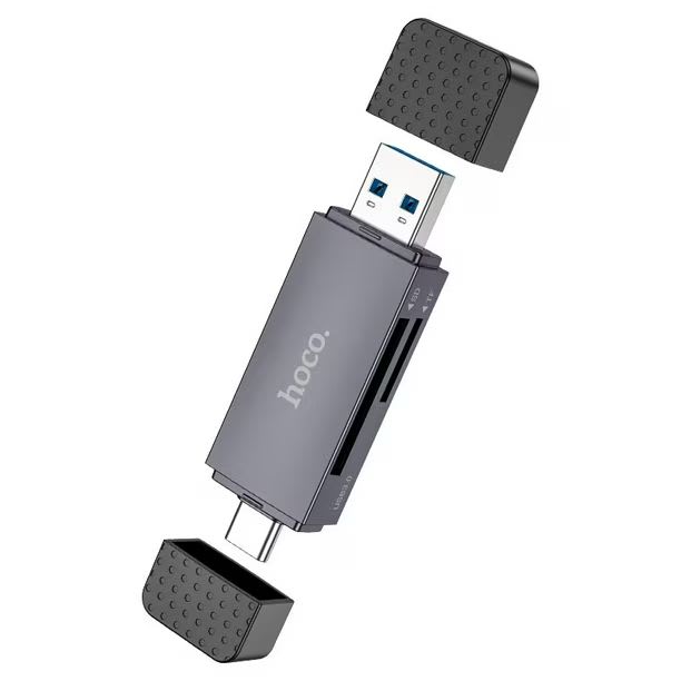 Lector de Tarjeta micro SD y SSD Hoco 2 en 15