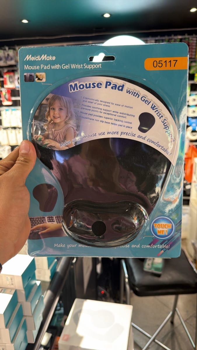 MOUSEPAD ERGONOMÉTRICO CON GEL1