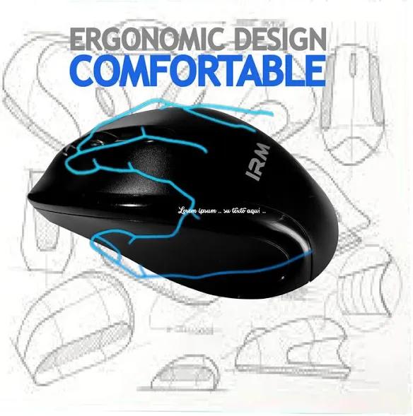 Kit de Teclado Inalámbrico y Mouse IRM5