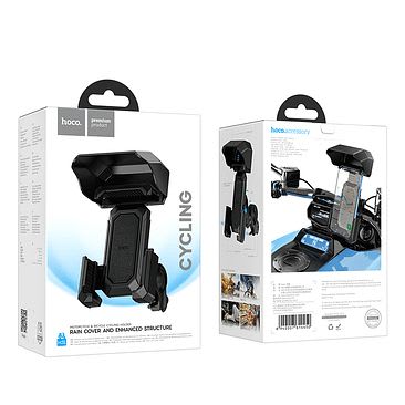 Soporte de celular para Moto Hoco H31 Wild Wolf Negro6