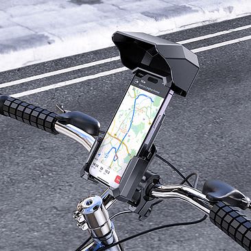 Soporte de celular para Moto Hoco H31 Wild Wolf Negro4