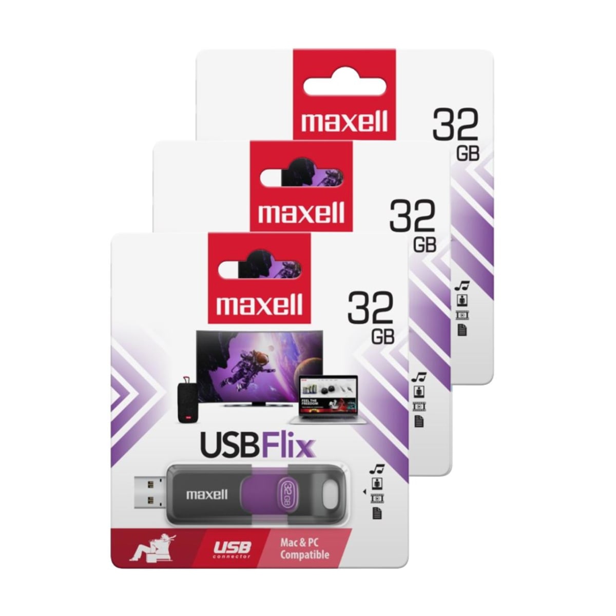 Pendrive Maxell FLIX 32GB 3.23