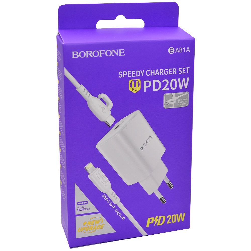 Cargador Berofone USB-C A LIGHTNING3