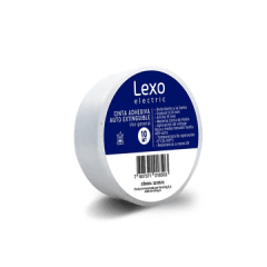 Huincha aisladora Lexo BLANCA 20m