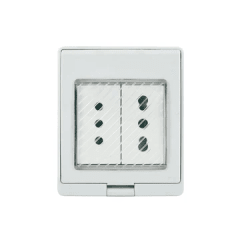 Hidrobox Enchufe doble 10A+10.16A