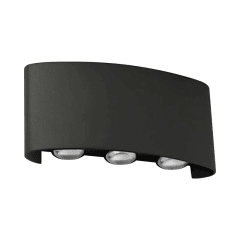 Aplique 3 luces Exterior 6W