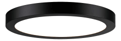Foco Sobrepuesto Con Borde Negro 24W