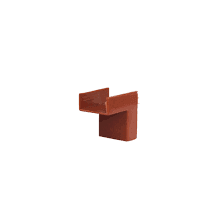 Curva interna 20x10mm color madera