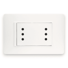 Enchufe Bticino Luzica emb bco doble 10A