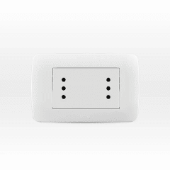 Enchufe Duplex 10A blanco