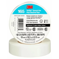 Huincha aisladora  3M BLANCA 165 temflex grande