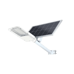 Foco luminaria de calle solar con panel externo