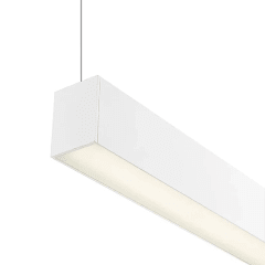 Luminaria colgante oficina rectangular