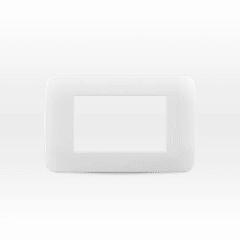 Placa 3 modulo blanca lexo