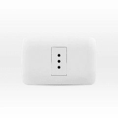 Enchufe simple 10A lexo blanco