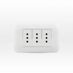 Enchufe triple 10A lexo