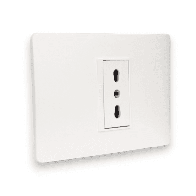 Enchufe Bticino Luzica emb bco simple 10.16A1