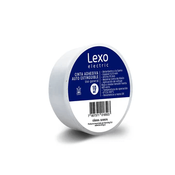 Huincha aisladora Lexo BLANCA 20m1