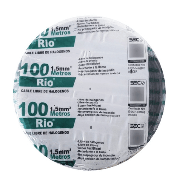 Rollo cable EVA 2,5mm Negro1