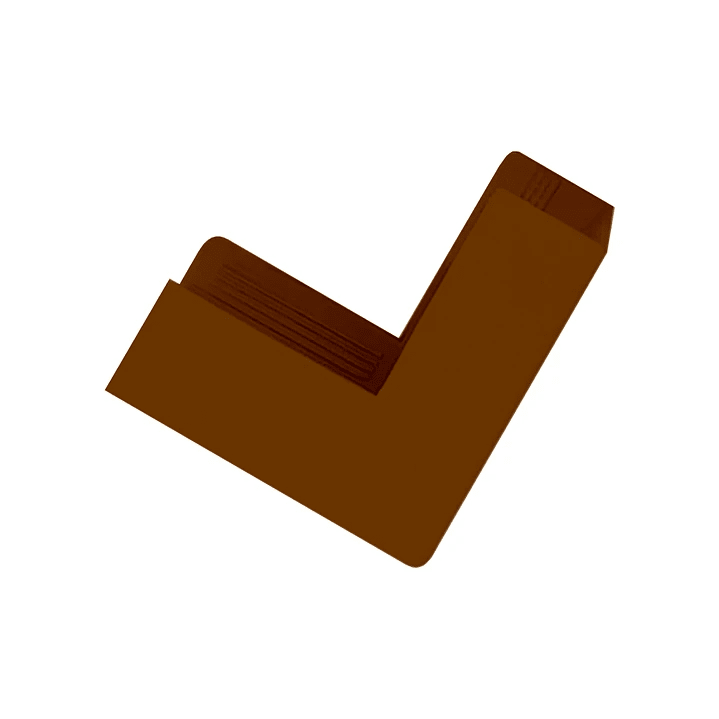 Curva externa café 20x101