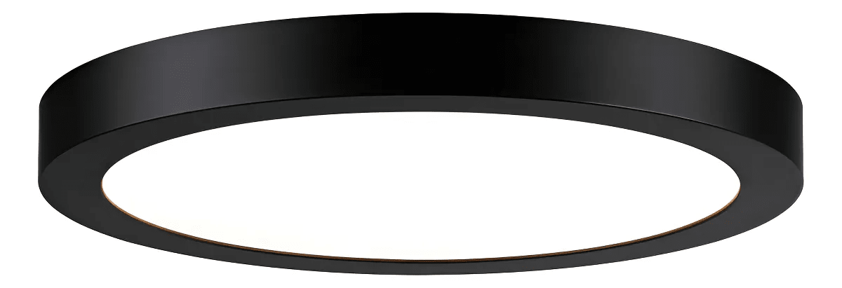 Foco Sobrepuesto Con Borde Negro 24W1