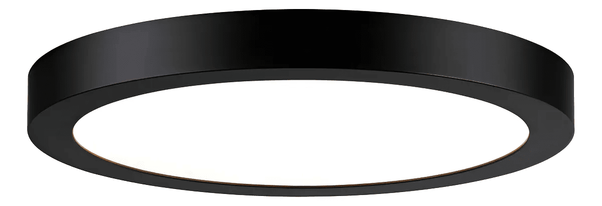 Foco Sobrepuesto Con Borde Negro 18 W1