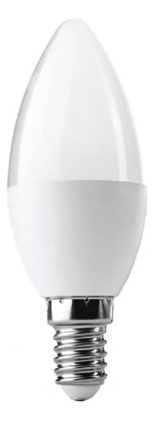 Ampolleta vela 6w 3000k E14 luz cálida1