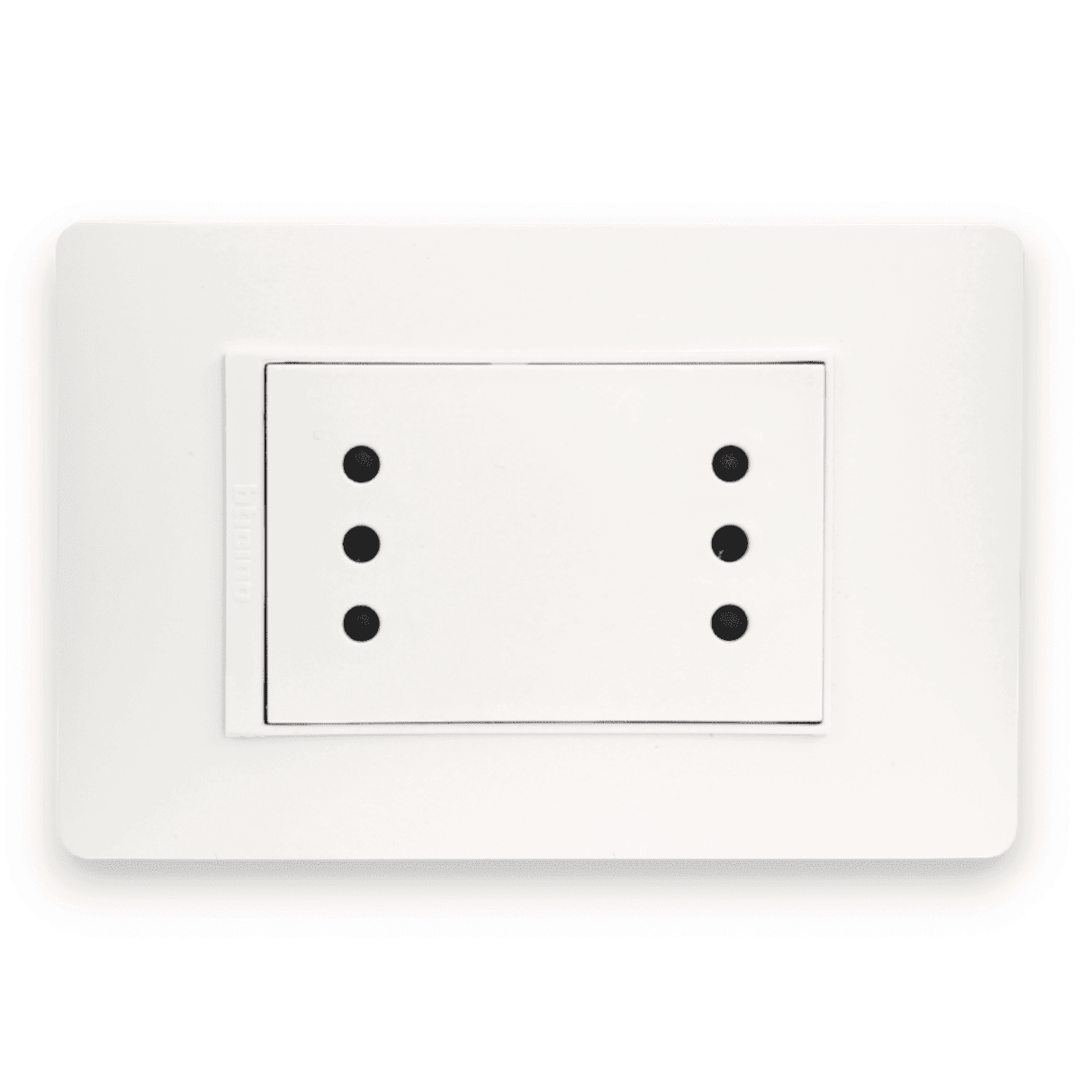 Enchufe Bticino Luzica emb bco doble 10A1