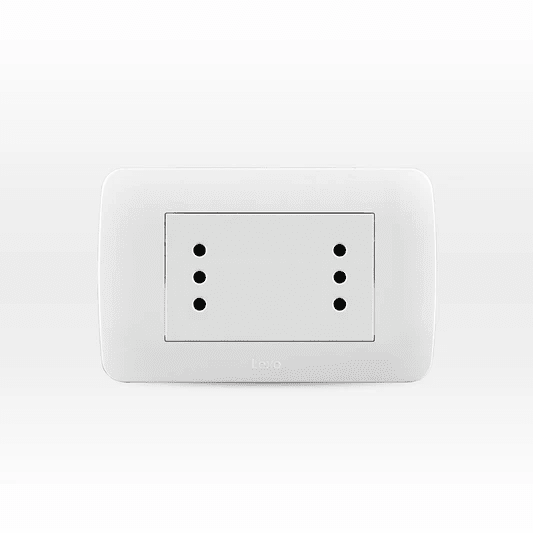 Enchufe Duplex 10A blanco1