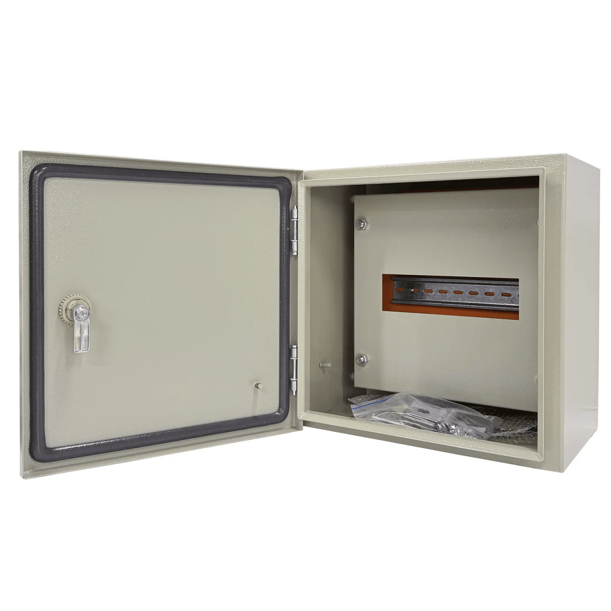 Gabinete Metálico 1 Puerta 300X300X200mm Con Chasis1