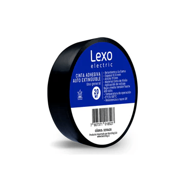 Huincha aisladora Lexo NEGRO 20m1