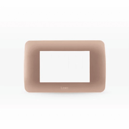 Placa 3 modulo champagne rosa1