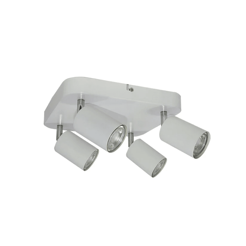 FOCO CUADRADO DECO PLUS 4XGU10 COLOR BLANCO1