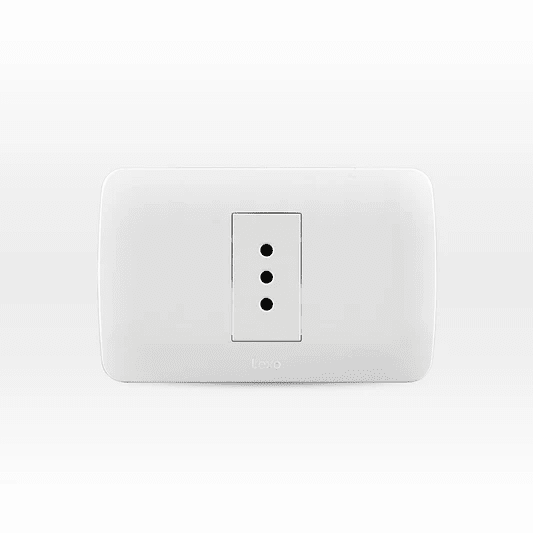 Enchufe simple 10A lexo blanco1