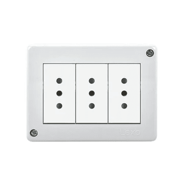 Enchufe Sob triple 10A1