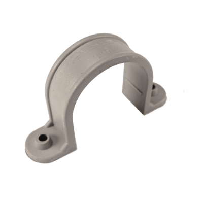 Abrazadera omega PVC sanitario1