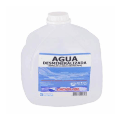 Agua desmineralizada dideval