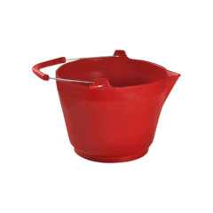 Balde concretero rojo