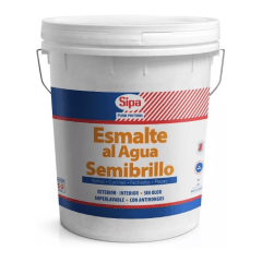 Tineta esmalte al agua semibrillo sipa