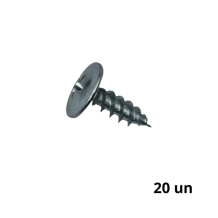 Cabeza lenteja punta fina #8 x 1/2