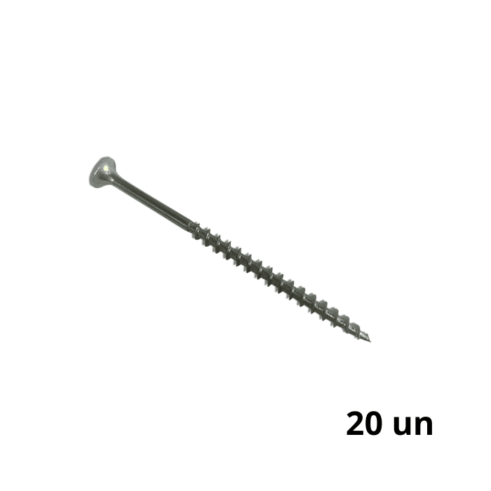 Cabeza trompeta punta fina #8 x 3