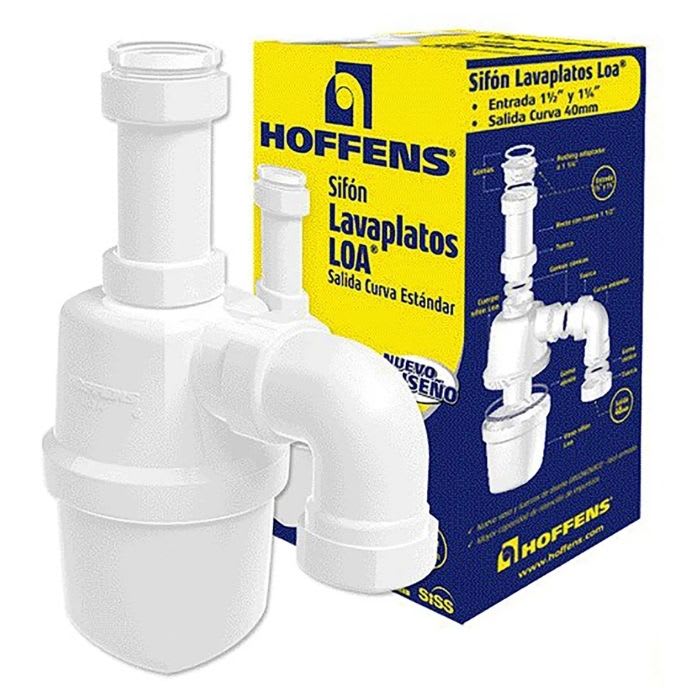 Sifón lavaplatos 1 1/2´1