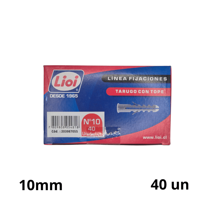 Tarugo fischer 10 mm2