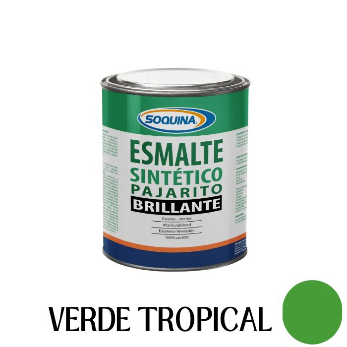 1/4 galón esmalte sintético pajarito12