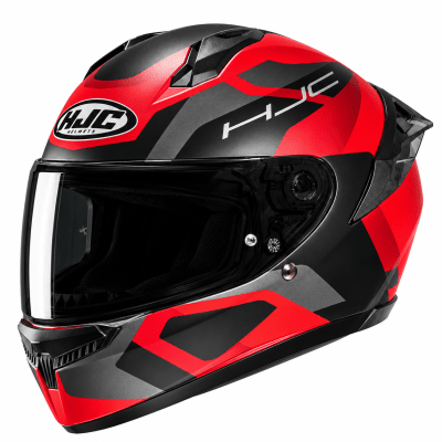 CASCO HJC C10 TINS AERO BLACK GRAY RED